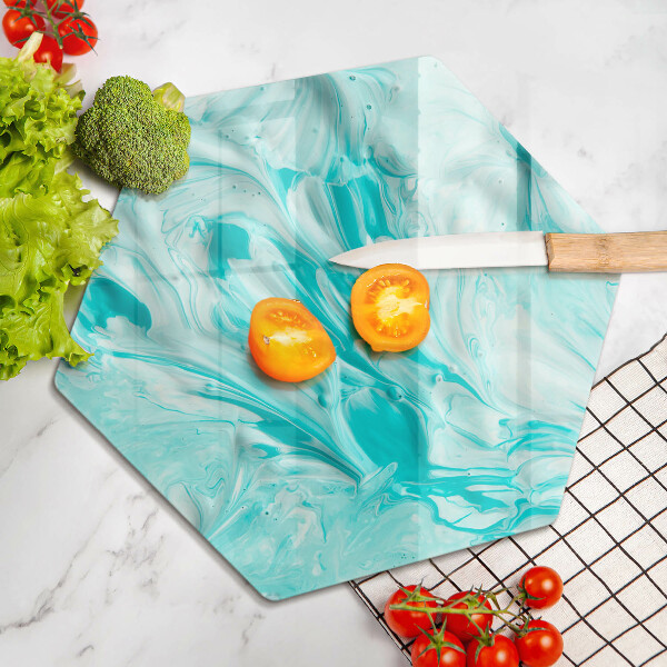 Tabla de cortar de vidrio Pinturas de abstraccion