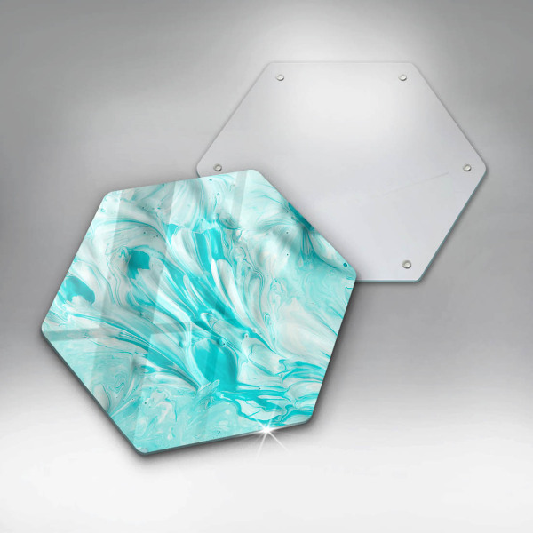 Tabla de cortar de vidrio Pinturas de abstraccion