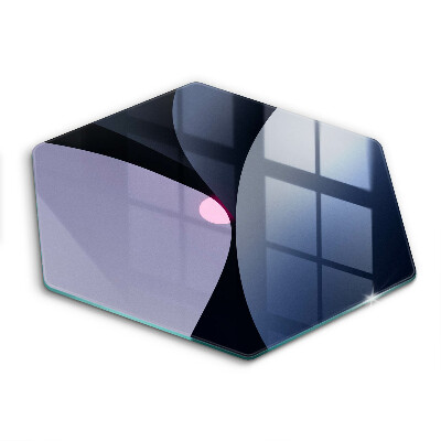 Tabla de cortar de vidrio Formas abstractas