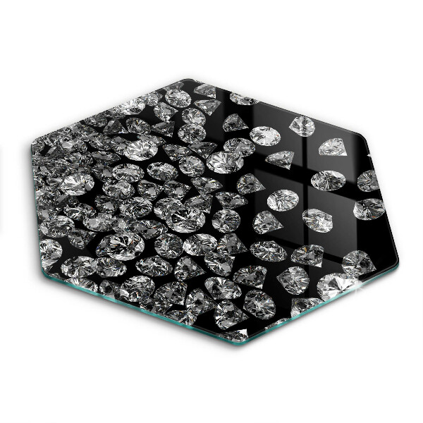 Tabla de cortar de vidrio Diamantes diamantes