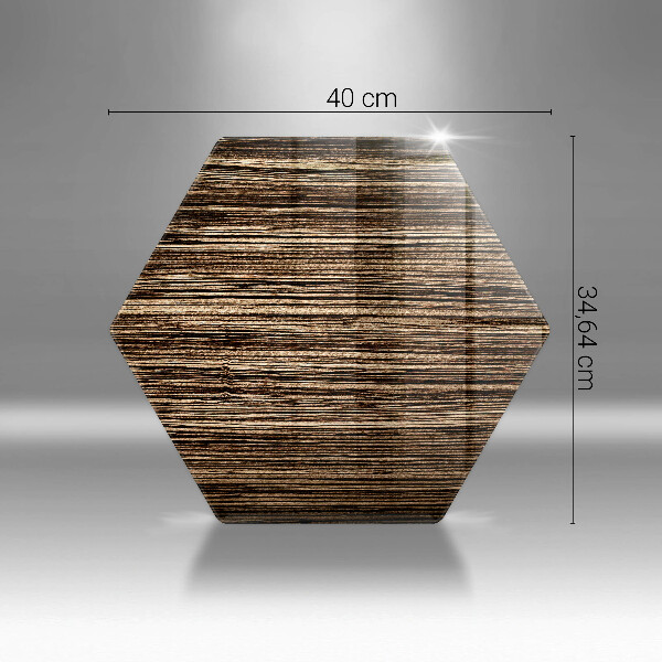 Tabla de cortar de vidrio Textura de madera
