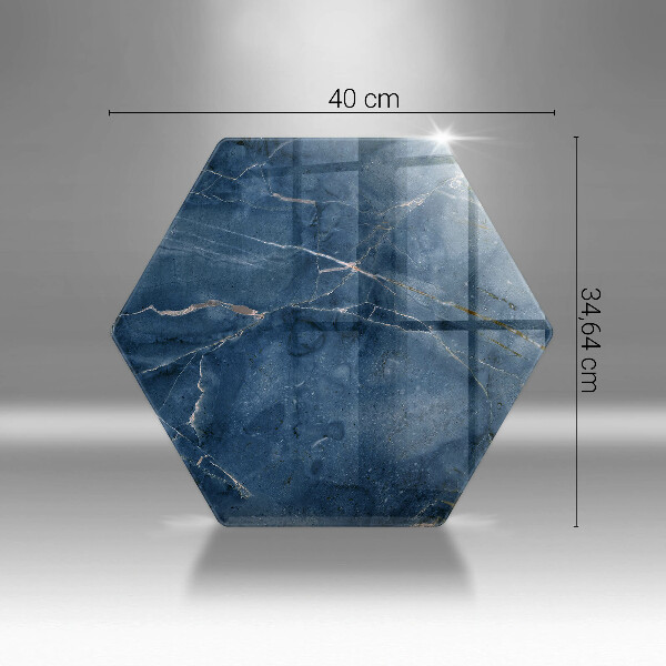 Tabla de cortar de vidrio Textura de piedra de mármol