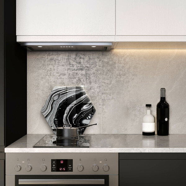 Tabla de cortar de vidrio Abstracción de tinta