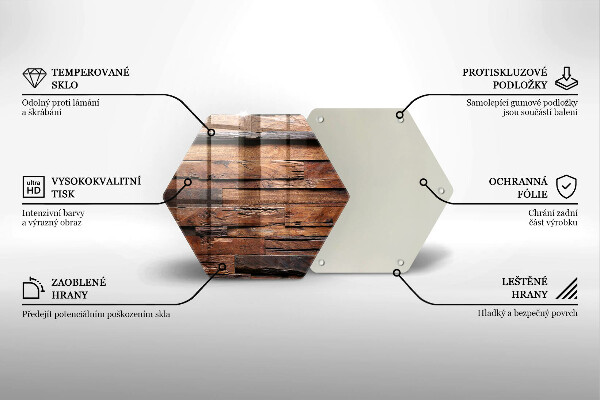 Tabla de cortar de vidrio Tableros de madera decorativos