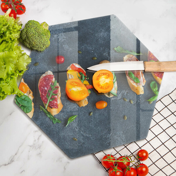 Tabla de cortar de vidrio Sándwiches coloridos