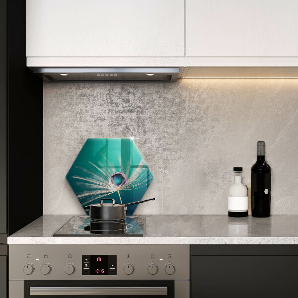 Tabla de cortar de vidrio Rocío sobre un diente de león