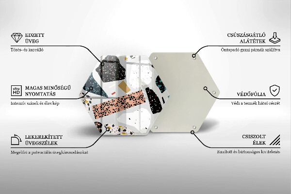 Tabla de cortar de vidrio Gres