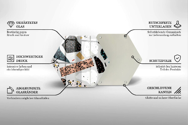 Tabla de cortar de vidrio Gres