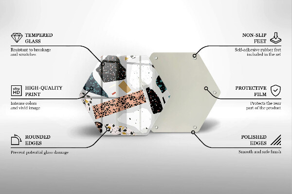 Tabla de cortar de vidrio Gres