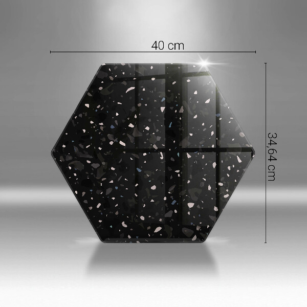 Tabla de cortar de vidrio Gres oscuro