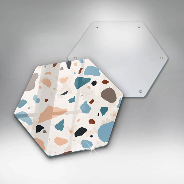 Tabla de cortar de vidrio Gres decorativo