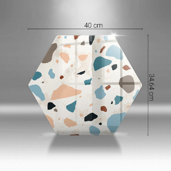 Tabla de cortar de vidrio Gres decorativo