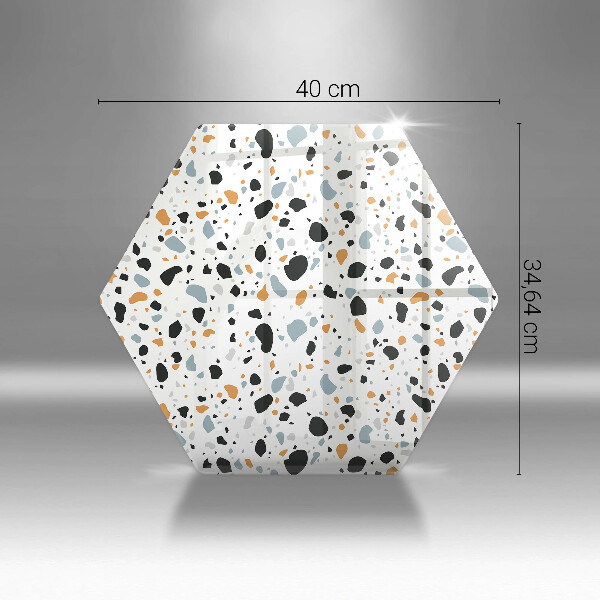 Tabla de cortar de vidrio Gres decorativo