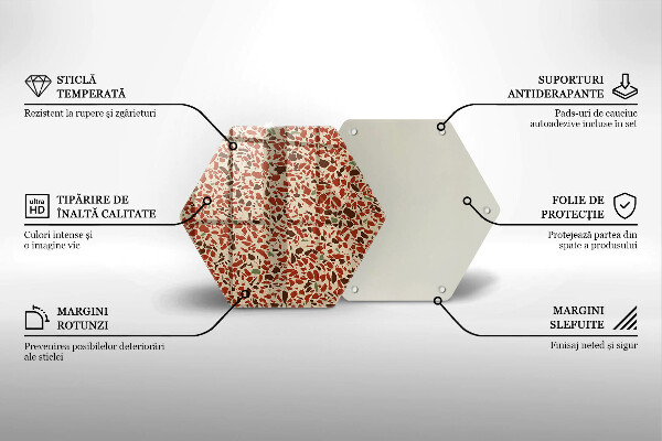 Tabla de cortar de vidrio Gres fino
