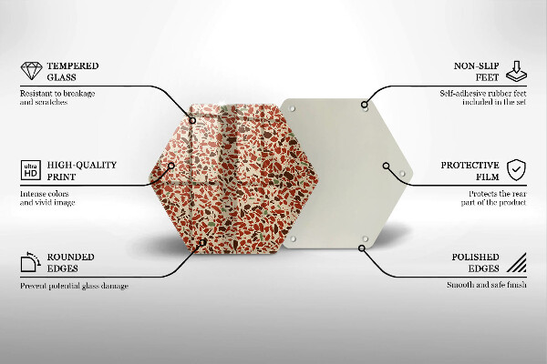 Tabla de cortar de vidrio Gres fino