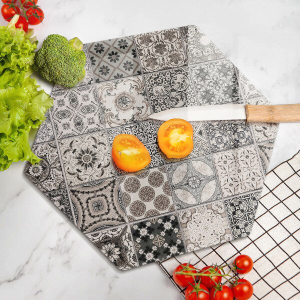 Tabla de cortar de vidrio Azulejos decorativos