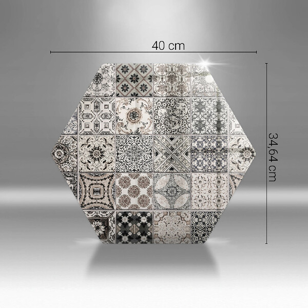 Tabla de cortar de vidrio Azulejos decorativos