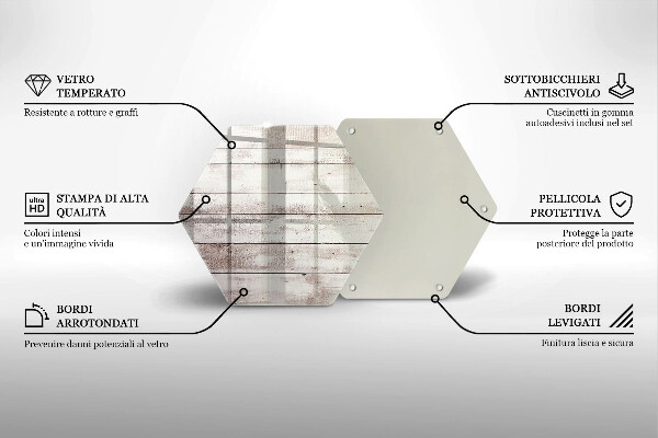 Tabla de cortar de vidrio Tableros de madera viejos