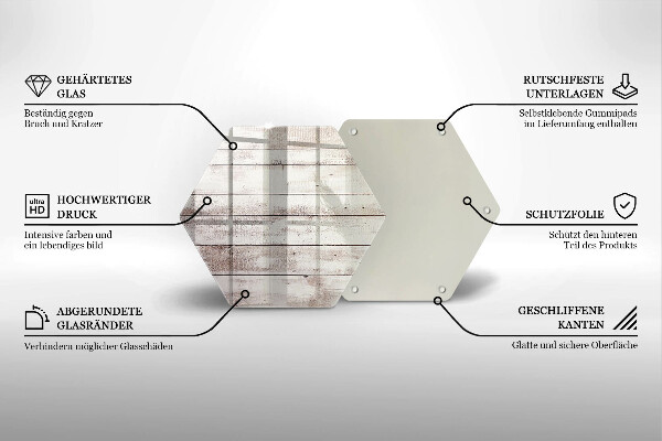 Tabla de cortar de vidrio Tableros de madera viejos
