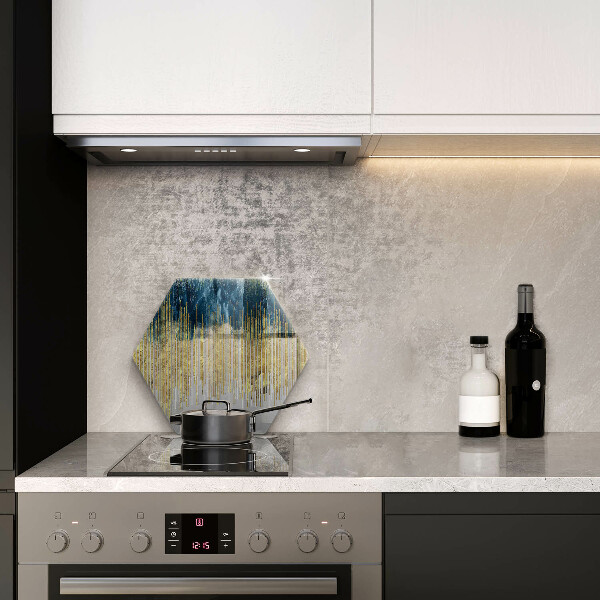 Tabla de cortar de vidrio Abstracción del diseñador