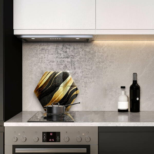 Tabla de cortar de vidrio Abstracción elegante