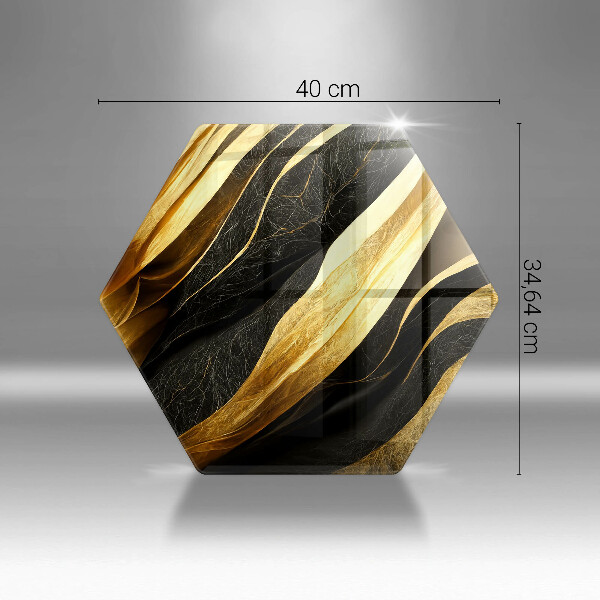 Tabla de cortar de vidrio Abstracción elegante