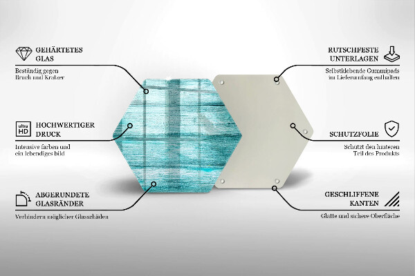 Tabla de cortar de vidrio Tableros de madera antiguos