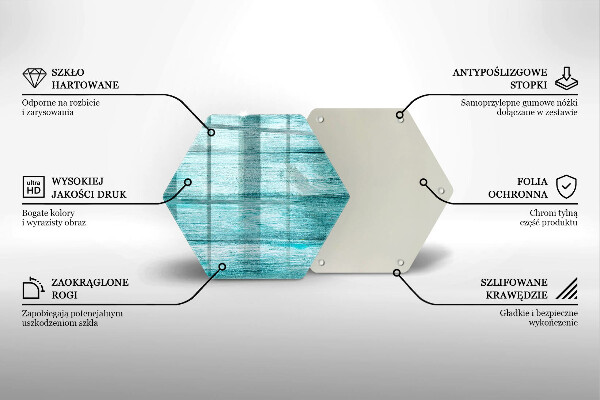 Tabla de cortar de vidrio Tableros de madera antiguos