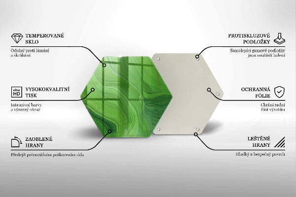 Tabla de cortar de vidrio Textura abstracta