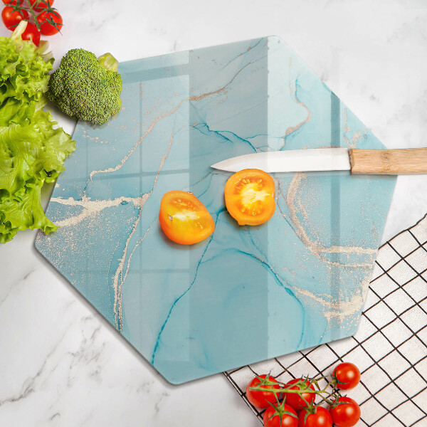 Tabla de cortar de vidrio Abstracción de piedra
