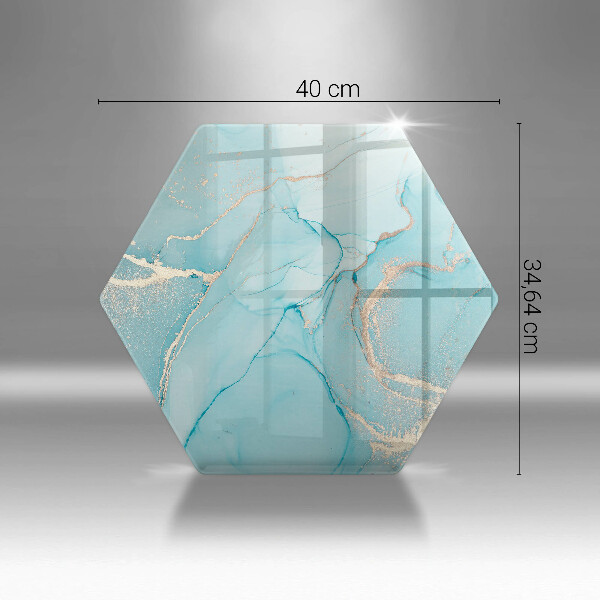 Tabla de cortar de vidrio Abstracción de piedra