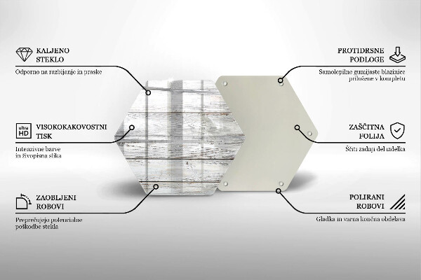Tabla de cortar de vidrio Tableros de madera brillantes
