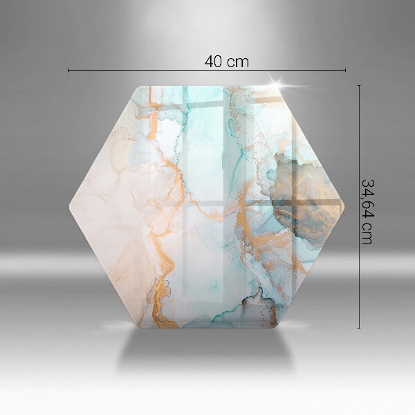 Tabla de cortar de vidrio Abstracción de mármol