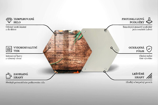 Tabla de cortar de vidrio Tablero de cocina de madera