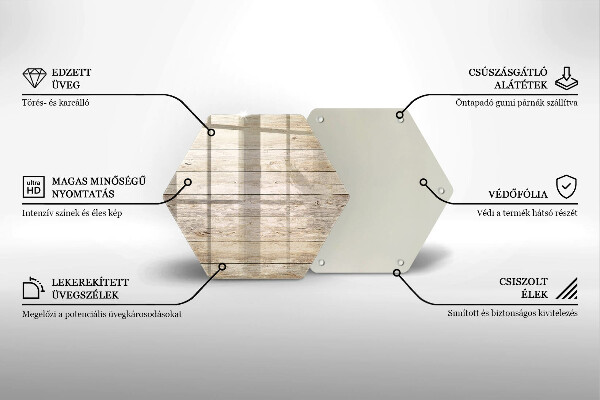 Tabla de cortar de vidrio Tablones de madera