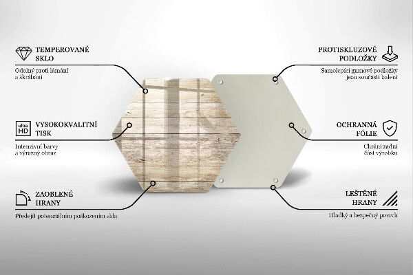Tabla de cortar de vidrio Tablones de madera
