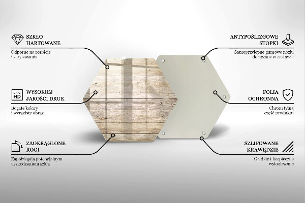 Tabla de cortar de vidrio Tablones de madera
