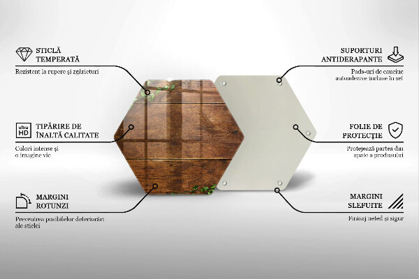 Tabla de cortar de vidrio Tablas y hojas de madera