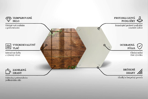 Tabla de cortar de vidrio Tablas y hojas de madera