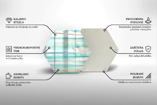 Tabla de cortar de vidrio Tableros de madera antiguos