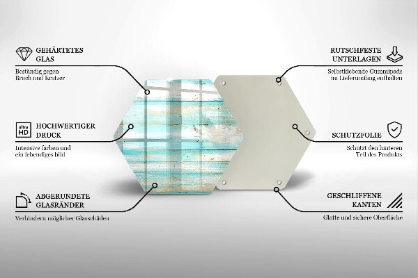 Tabla de cortar de vidrio Tableros de madera antiguos