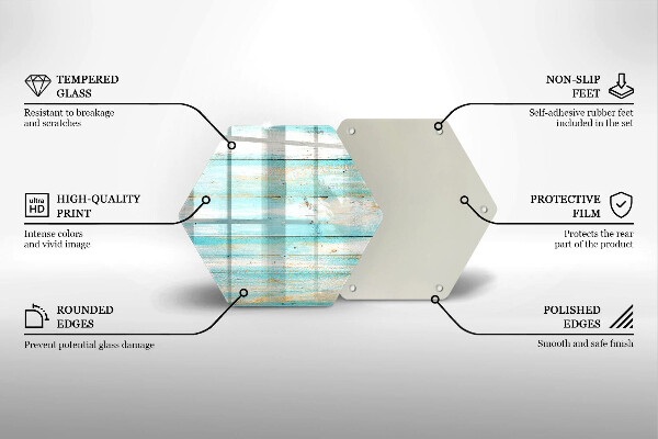 Tabla de cortar de vidrio Tableros de madera antiguos