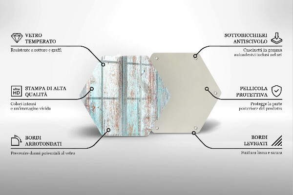 Tabla de cortar de vidrio Viejos tableros vintage