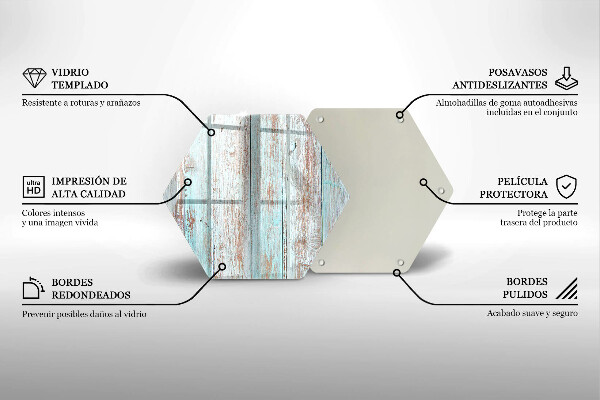 Tabla de cortar de vidrio Viejos tableros vintage