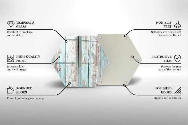 Tabla de cortar de vidrio Viejos tableros vintage