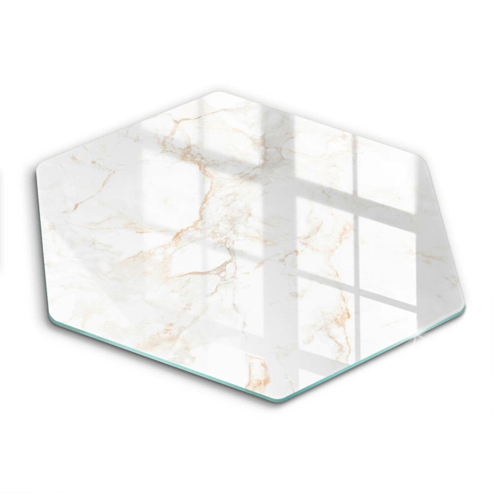 Tabla de cortar de vidrio Piedra de mármol decorativa