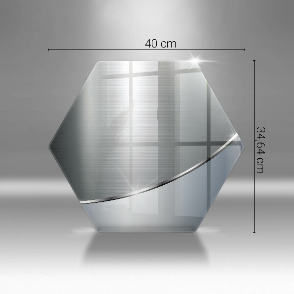 Tabla de cortar de vidrio Patrón de abstracción de metal