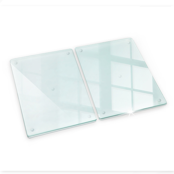 Cubierta de vidrio templado transparente de 2x40x52 cm
