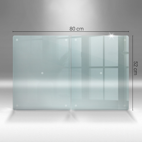 Cubierta de vidrio templado transparente de 2x40x52 cm