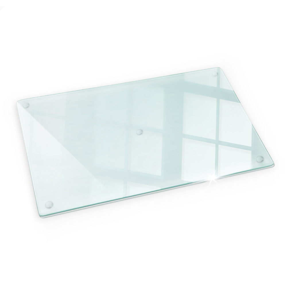 Tabla de cortar de vidrio transparente 52x30 cm
